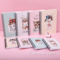 Office de papier personnalisé Spiral Notebook Personnalisé B5 / A5 / A6 / A7